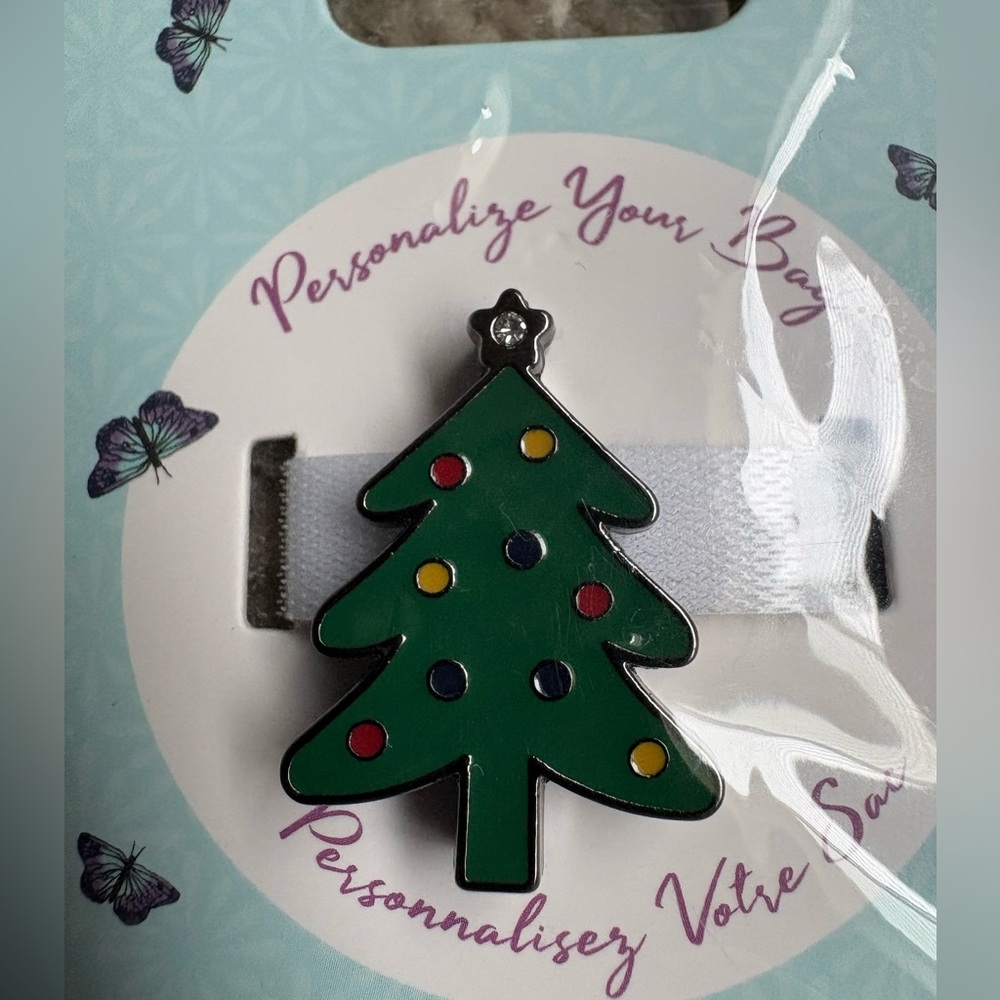 Lug Novelty Bag Charm Christmas Tree-NWT
